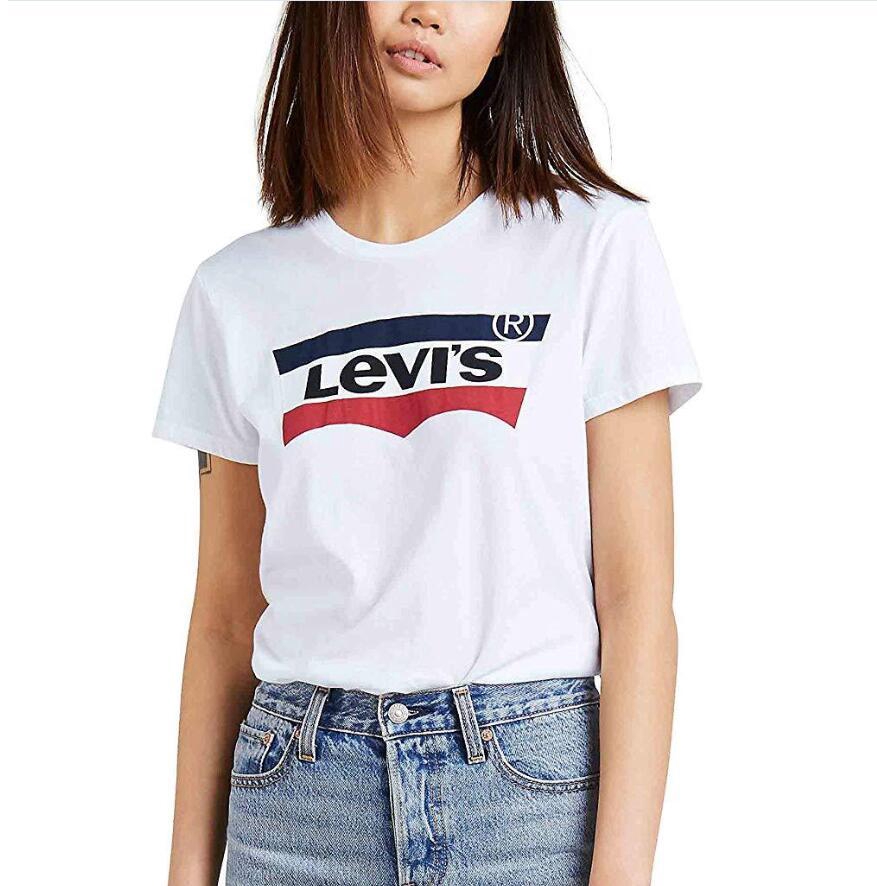 levi t shirts women's