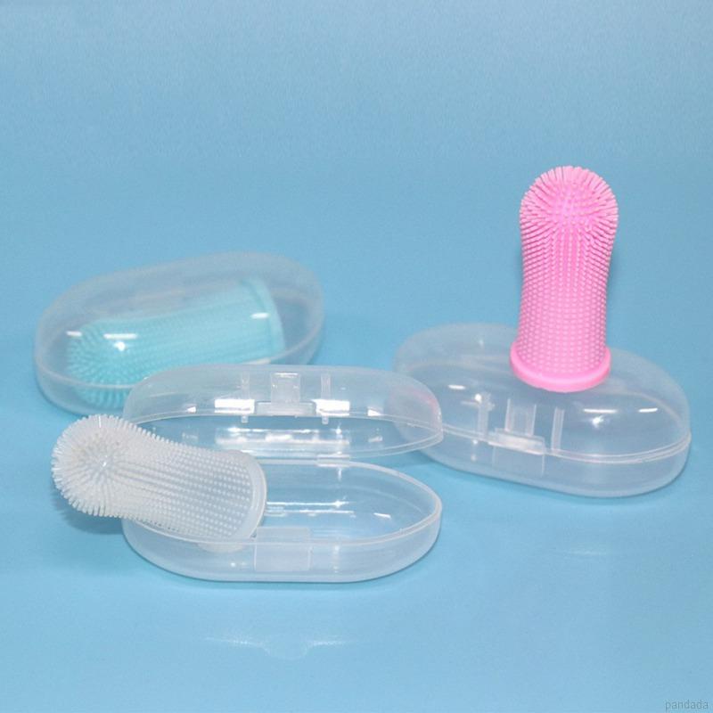 Soft Silicone Pet Tooth Brush Finger Toothbrush Bad Breath Care Pet Dog Cat Cleaning Supplies #5