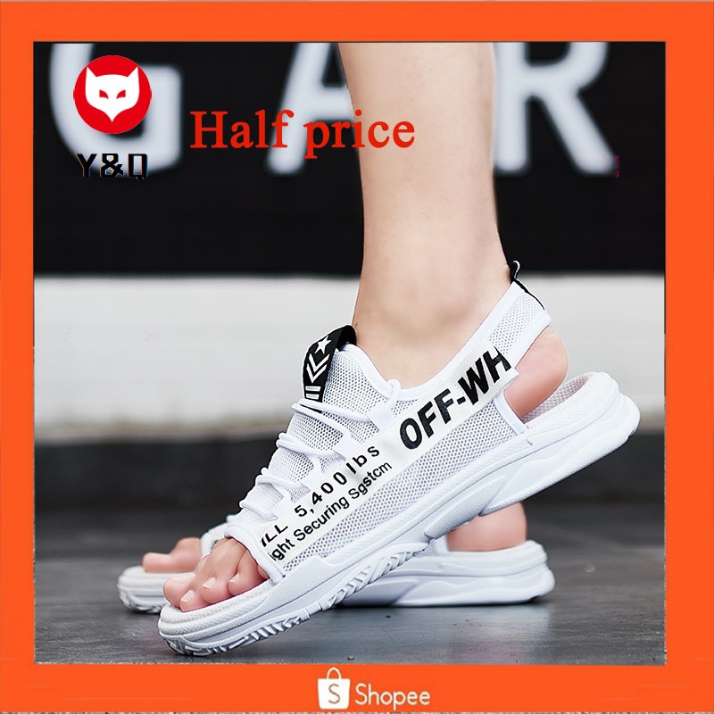 white beach shoes