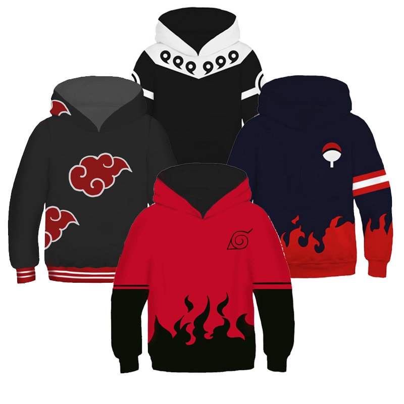 anime hoodies boys kids naruto itachi uchiha uzumaki 3d printing pullover  sweatshirt hoodies