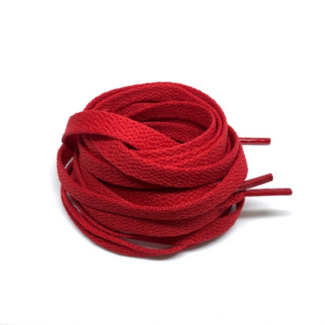 gym red shoelaces