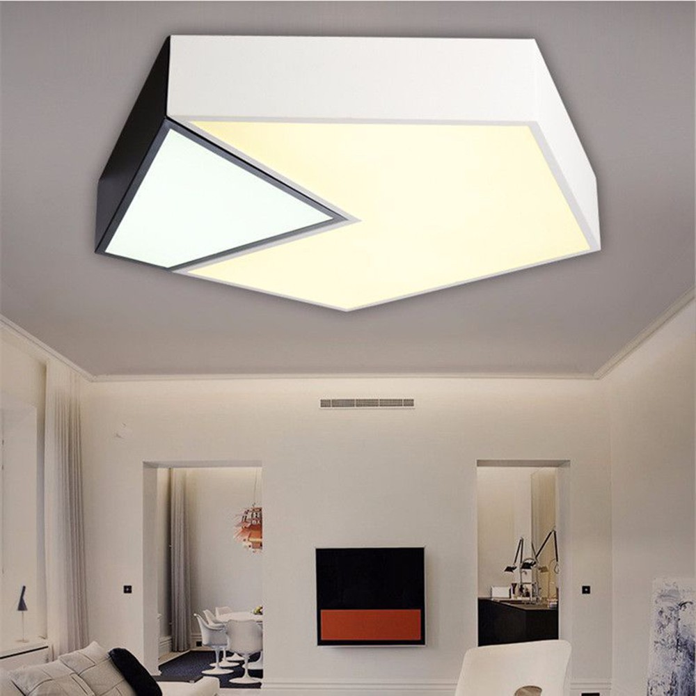 Ceiling Light Led Modern Simple Bedroom Pentagon Lamp