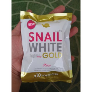 Orig Snail Gluta Collagen Gold Soap X10 Whitening #5