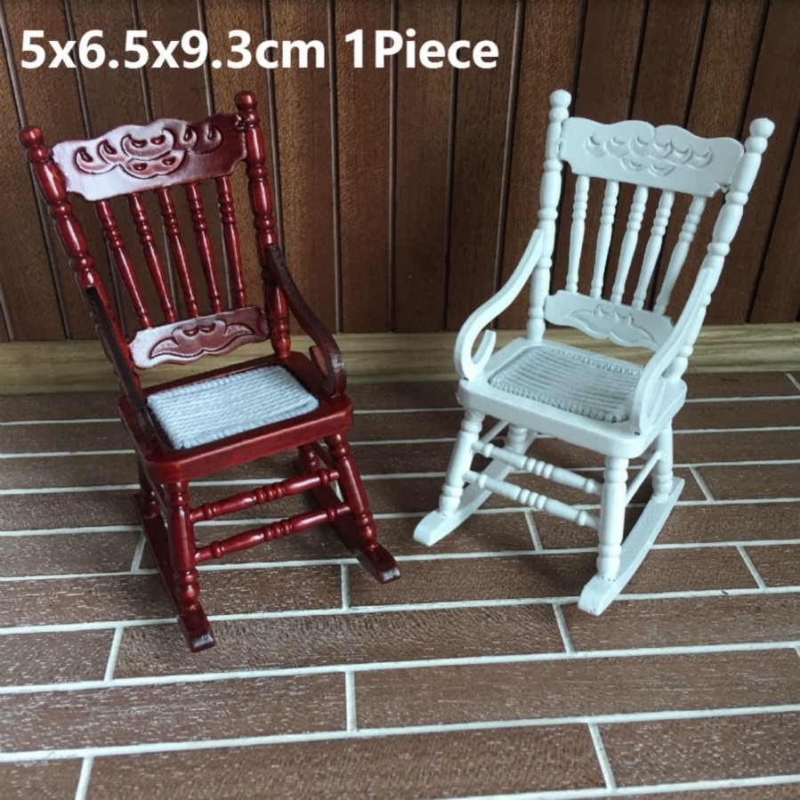 dollhouse rocking chair red