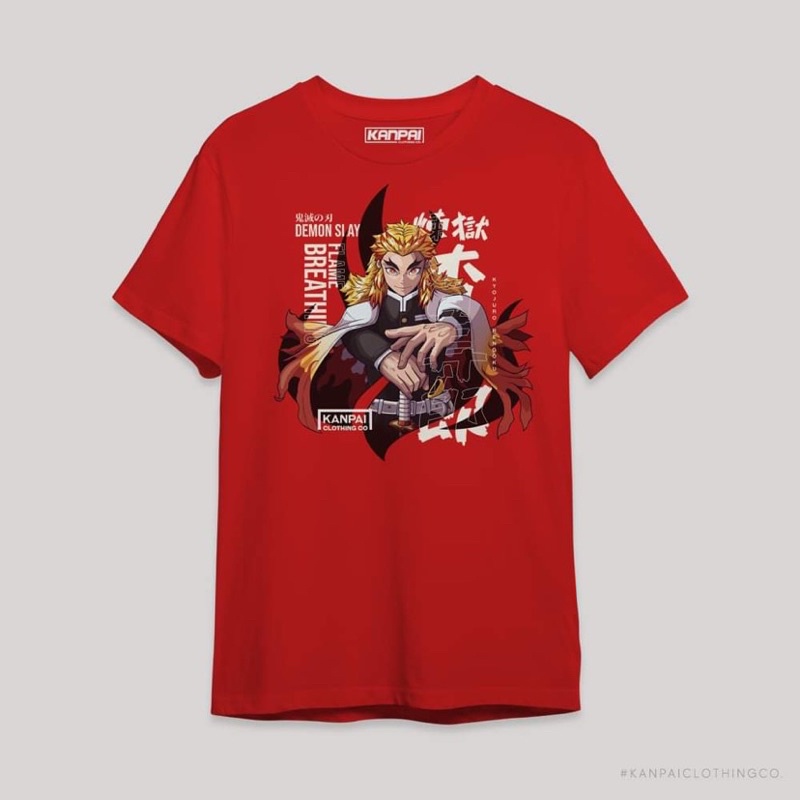 Kanpai Co. Shirt - Kyojuro Rengoku - Demon Slayer | Shopee Philippines