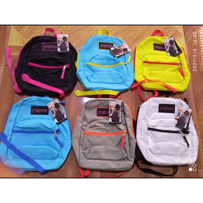 Jansport overexposed backpack plain colors Shopee Philippines