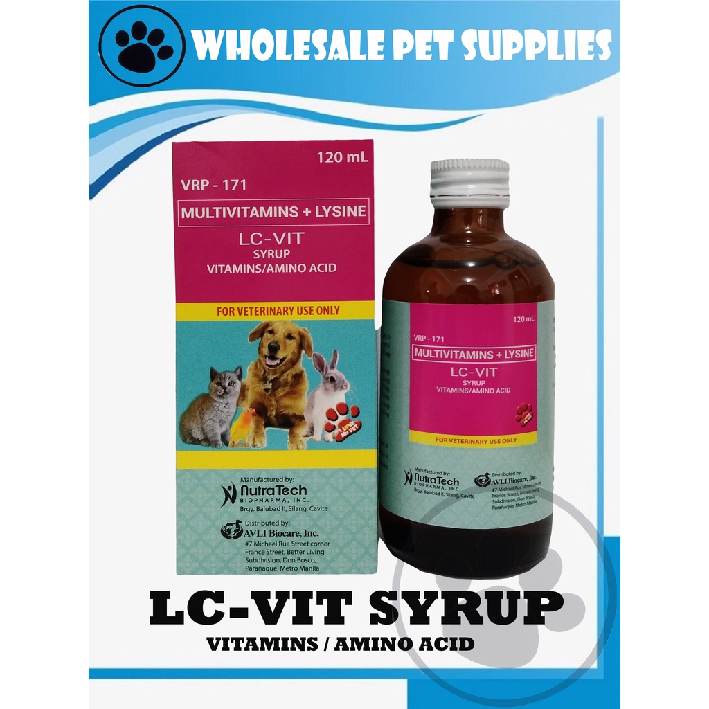 LCVIT Syrup (Vitamins / Amino Acid) 120ml Shopee Philippines