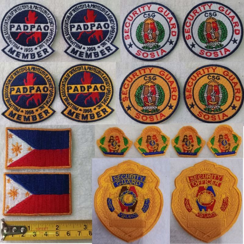 padpao sosia patches collar pin patches embroidery actual photo