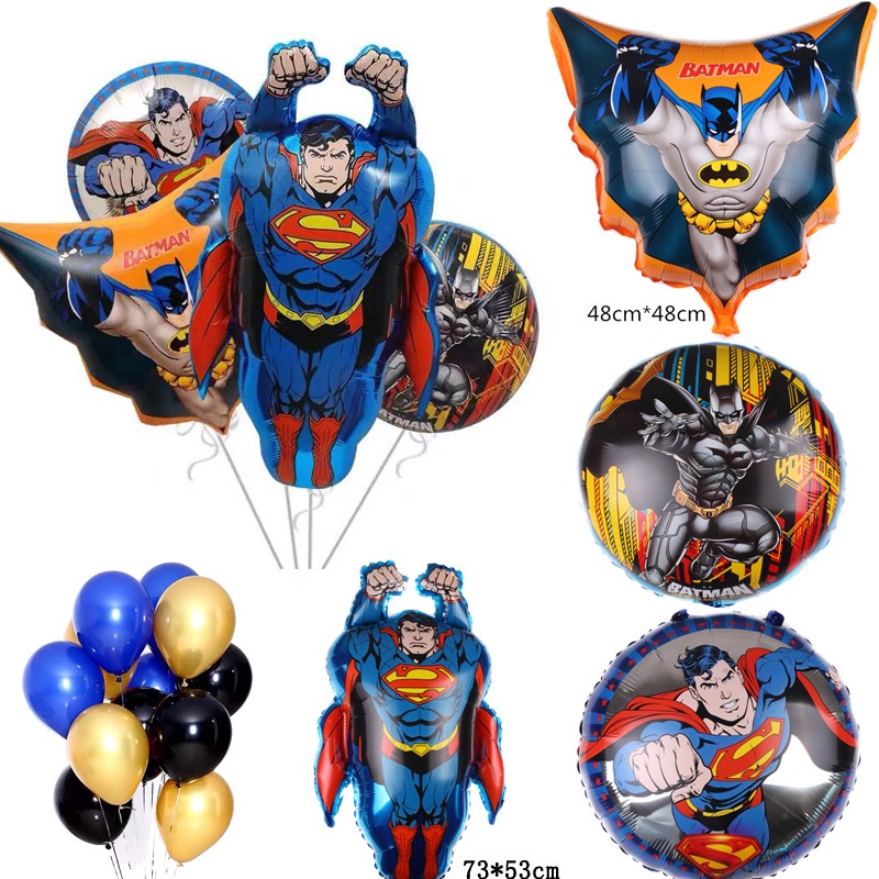 Superman Batman Heroes Theme Party Decoration Balloons Baby Shower Set  Large Superman Batman Balloons 18 Inch Superman Birthday Party Balloons  Graduation Balloons Children's Party | Shopee Philippines