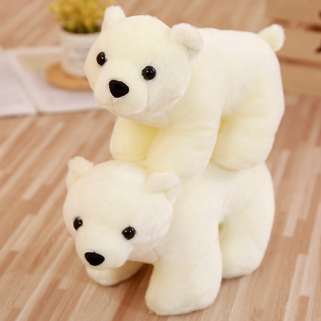 mini polar bear stuffed animal