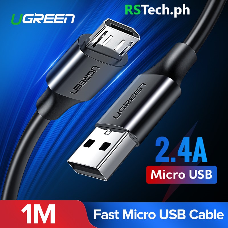UGREEN 1m Micro USB Cable for android phone Charging Cable Shopee