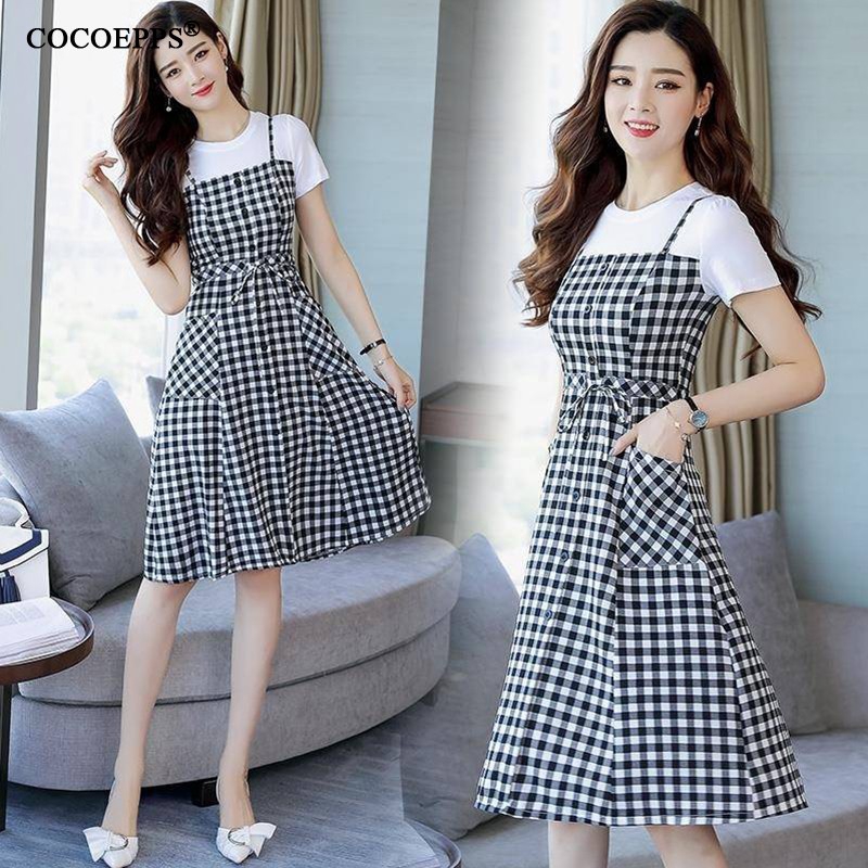 plus size gingham dress