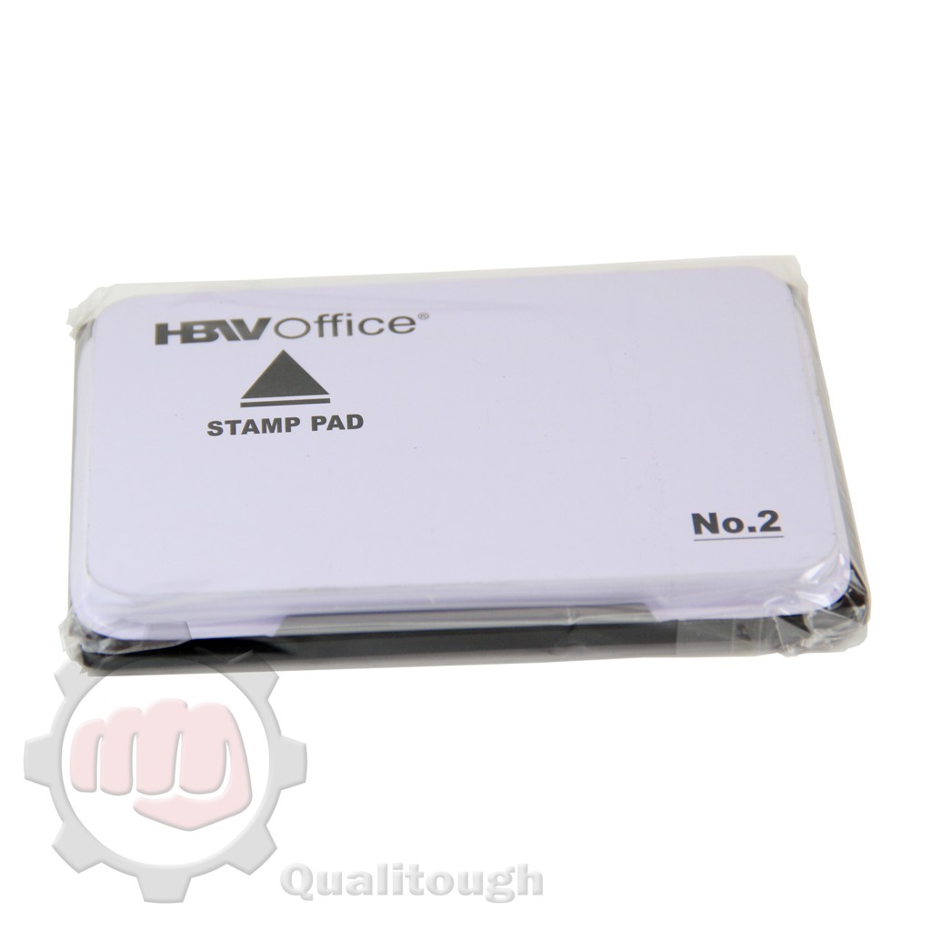 HBW stamp pad 2 5" black / blue / dry / no ink Shopee Philippines