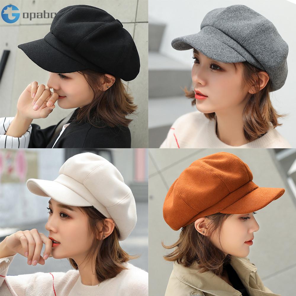 Top Women Newsboy Cap Casual Fedora Wool Caps Beret Hat Autmn Winter Baker Boy Hats Fashion Visor Hat Warm Hats Painter Cap Multicolor Shopee Philippines