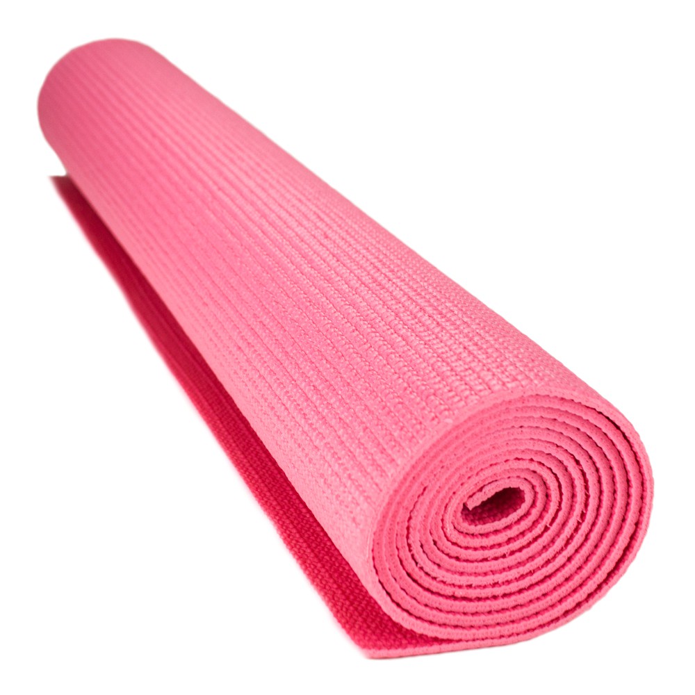 Yoga Mat For Exercise (Pink) | Shopee 