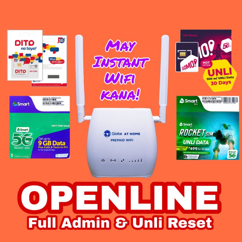 【Philippine cod】 PERMANENT OPENLINE + Full Admin Access ZLT Sg10 Globe ...