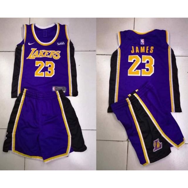 black purple lakers jersey
