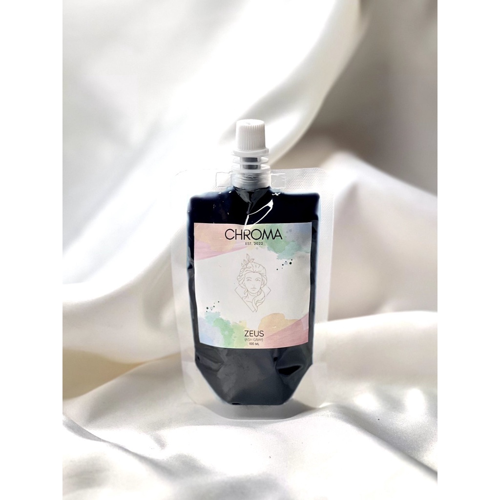 Chroma SemiPermanent Hair Color [Zeus/Ash Gray] Shopee Philippines