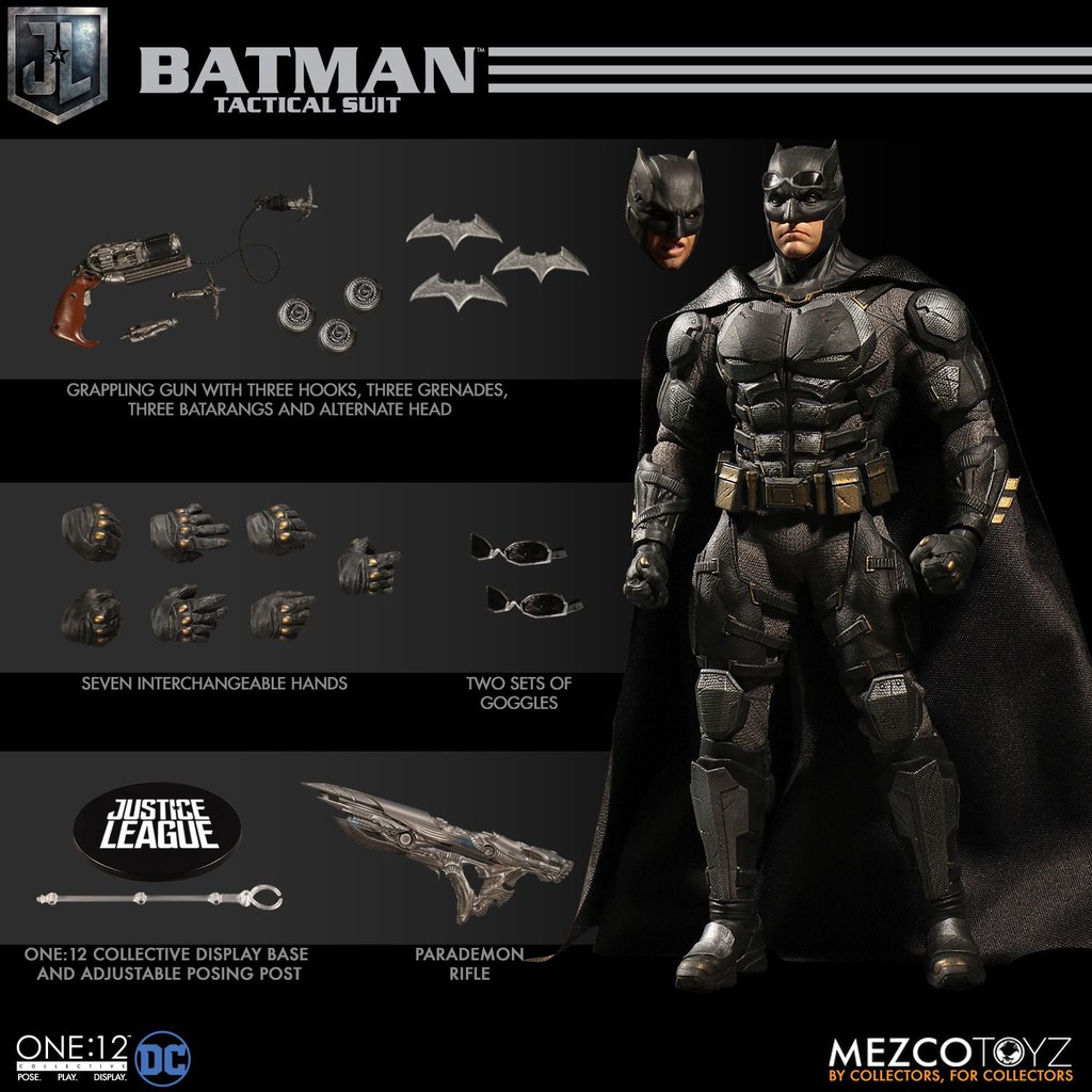 mezco tactical suit batman