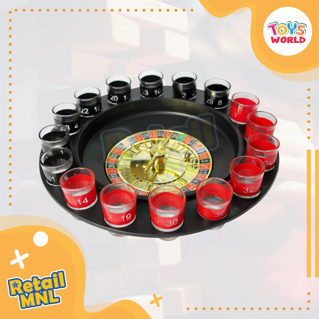 Retailmnl Shot Glass Roulette Drinking Game Set Glasses Beer Game 2