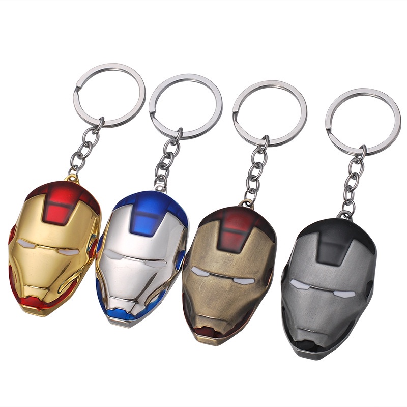 Marvel Superhero Avengers Ant-Man Mask Alloy Key Chains Keychain Keyfob Keyring