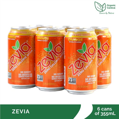 Zevia Orange Soda Bundle of Six (6) 355mL Shopee Philippines