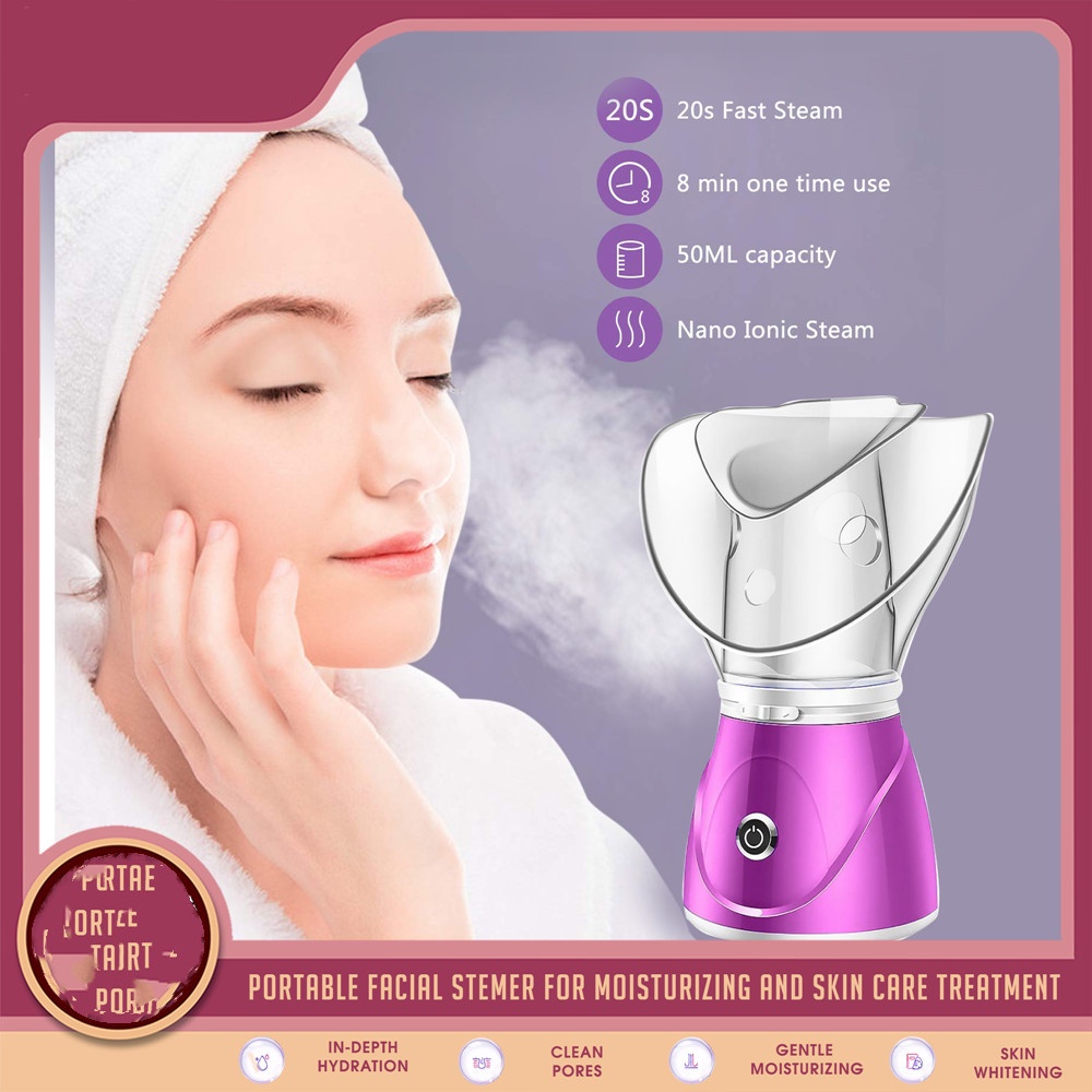 HanKey Facial Sauna Spa Steaming Face Washing Machine Facial Steamer ...