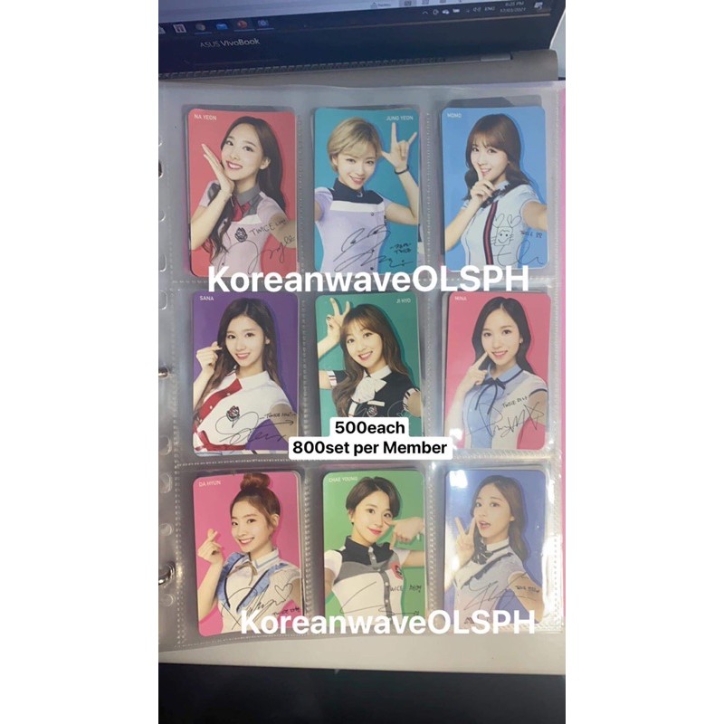 Rare Onhand Twice X Skoolooks Photocards Twice Rare Pc Shopee Philippines