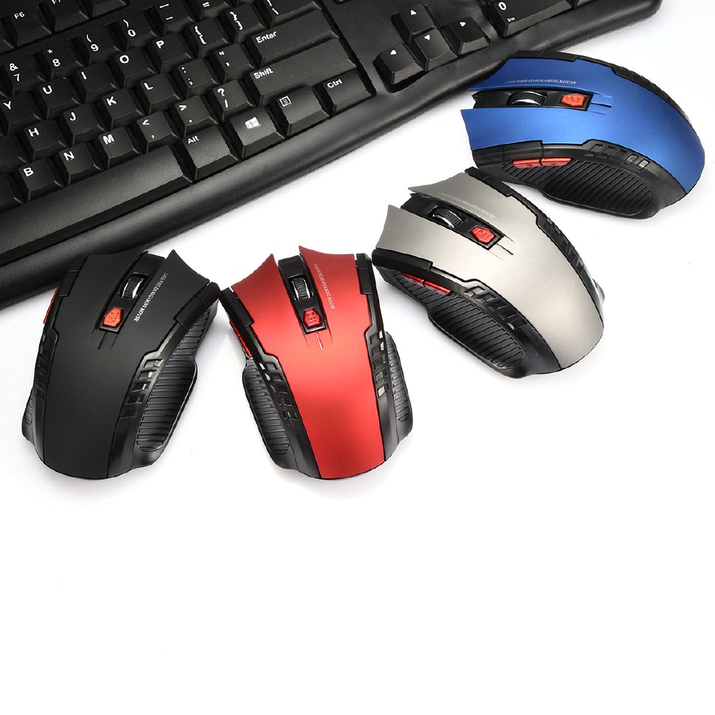 Mouse Gaming Wireless 2.4Ghz Optical Dengan Receiver USB Untuk PC