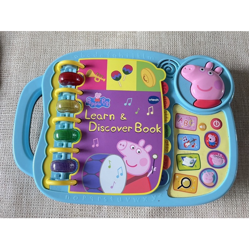 Vtech Peppa Pig Learn & Discover Book Educational 