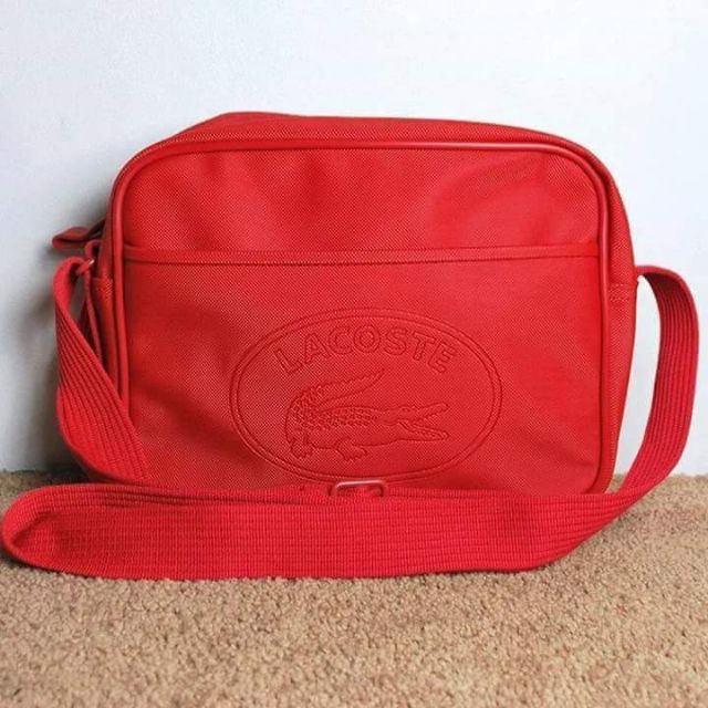 Lacoste Classic Sling Bag | Shopee 