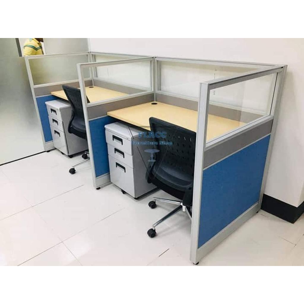 FLRCC 2 SEATER WORKSTATION / CUBICLE WORKSTATION / TABLES FREE