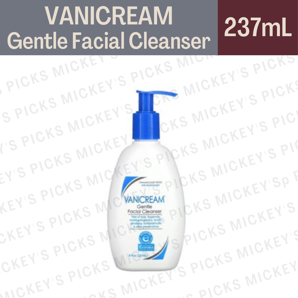 Vanicream Gentle Facial Cleanser For Sensitive Skin Fragrance Free 8 Fl Oz 237 Ml Shopee