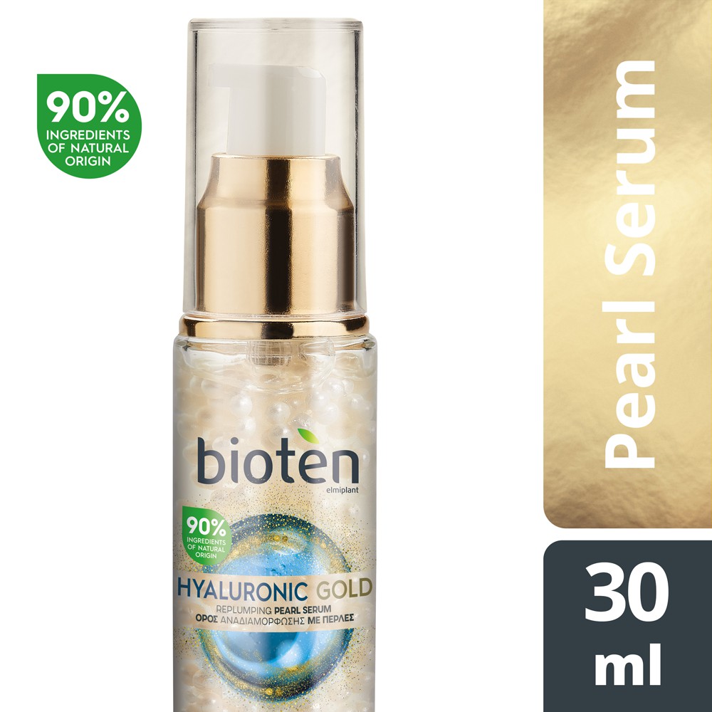 Bioten Hyaluronic Gold Pearl Serum (30ml) | Shopee Philippines