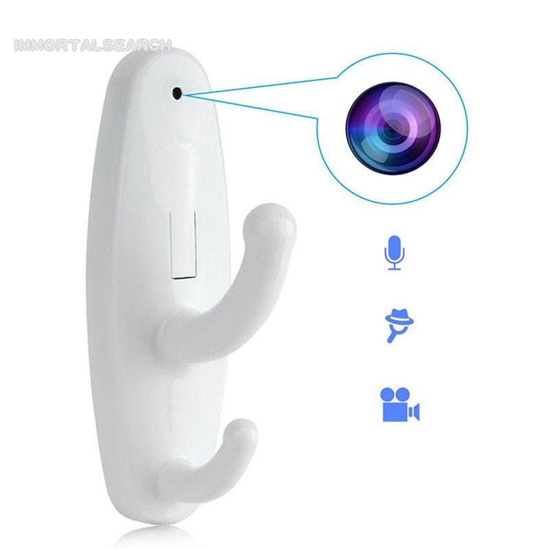 [YIMM] Spy Camera Motion Detection Hidden Clothes Hook DVR Nanny Babysitting Video Cam EX