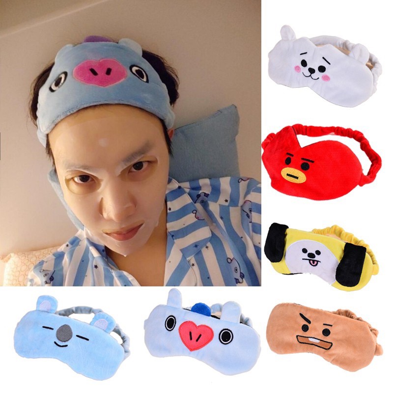 Bangtan Boys Sleep Mask Jimin Chimmy RJ Cooky Eye Masks Shopee