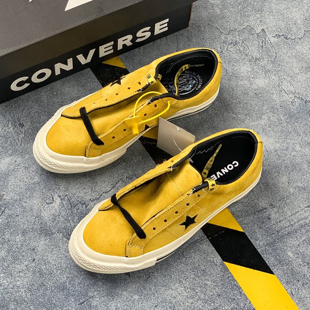converse one star sunbaked yellow