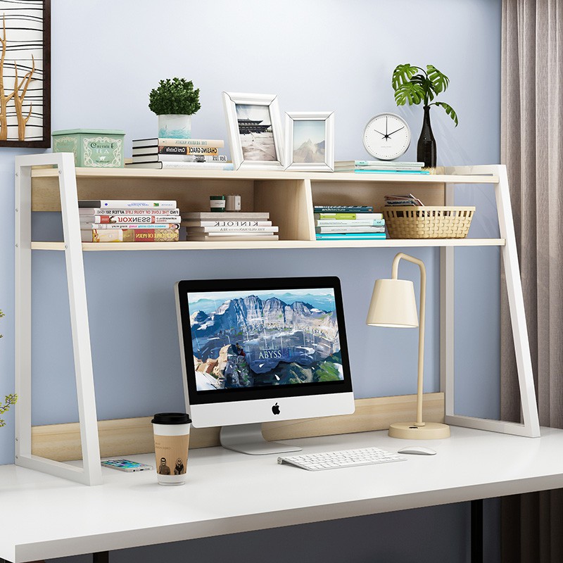 Bookshelf Storage Rack Desktop Shelf Desk Organizer Computer Dormitory