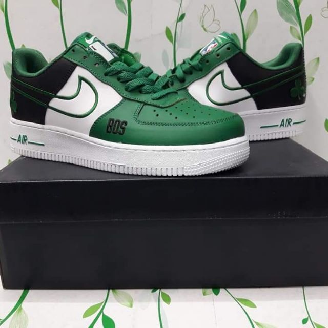 Nike Air force 1 Low Boston Celtics For Men Green/White | Shopee Philippines