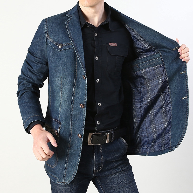 denim suit jacket