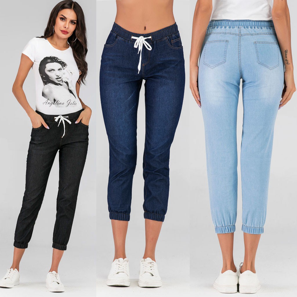 ladies comfort waist jeans