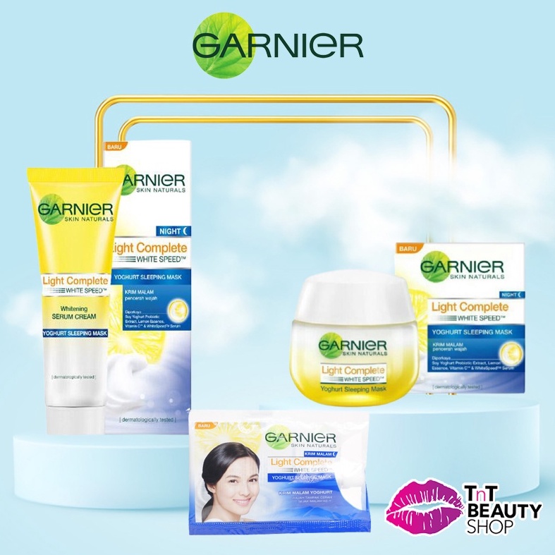 Garnier Light/Bright Complete Night Yoghurt Sleeping Mask 20ml 50ml