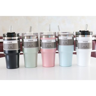 Tyeso Stainless steel Thermos Macaron Vacuum Tumbler Cup Water Bottle ...