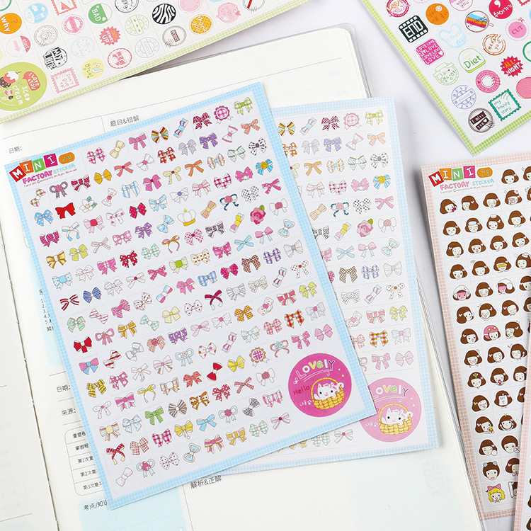 Creative stickers stationery cute cartoon diary stickers | Shopee ...