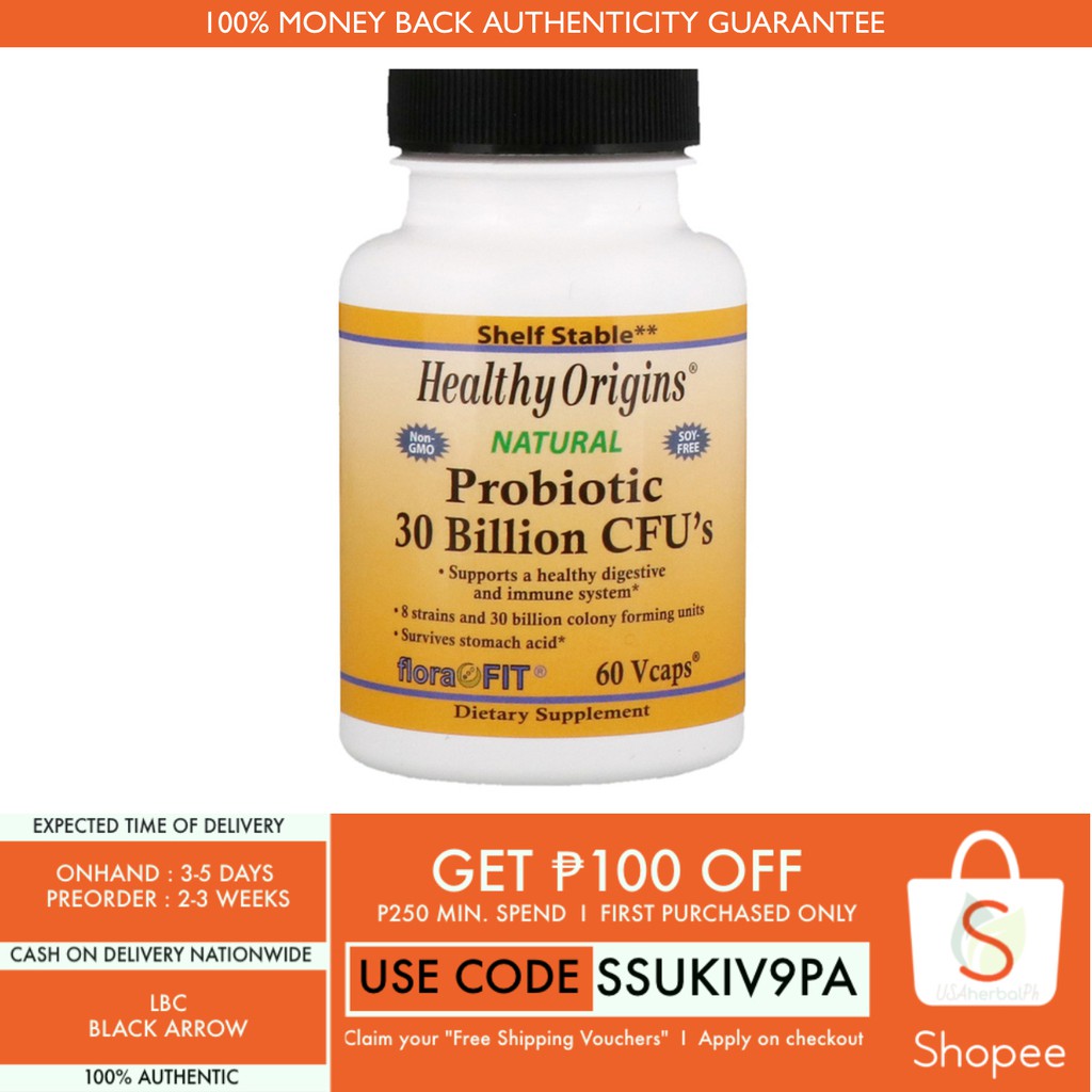 Onhand Healthy Origins Probiotic 30 Billion Cfu S Shopee Philippines