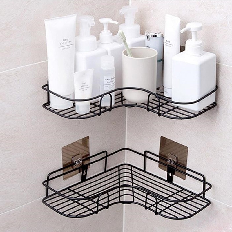 bathroom corner storage rack