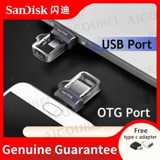 Sandisk 2in1 OTG 3.0 16GB 32GB 64GB 128GB OTG / Dual U Disk (Black Edition & Gold Edition) EXCLUSIVE MODEL