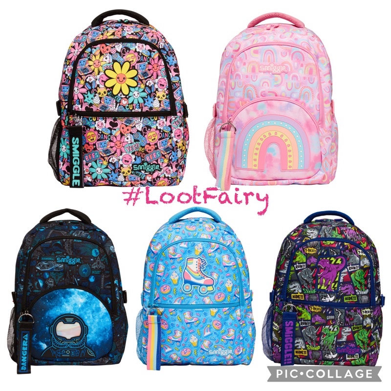 SMIGGLE BRIGHT SIDE ATTACHABLE CLASSIC BACKPACK | Shopee Philippines