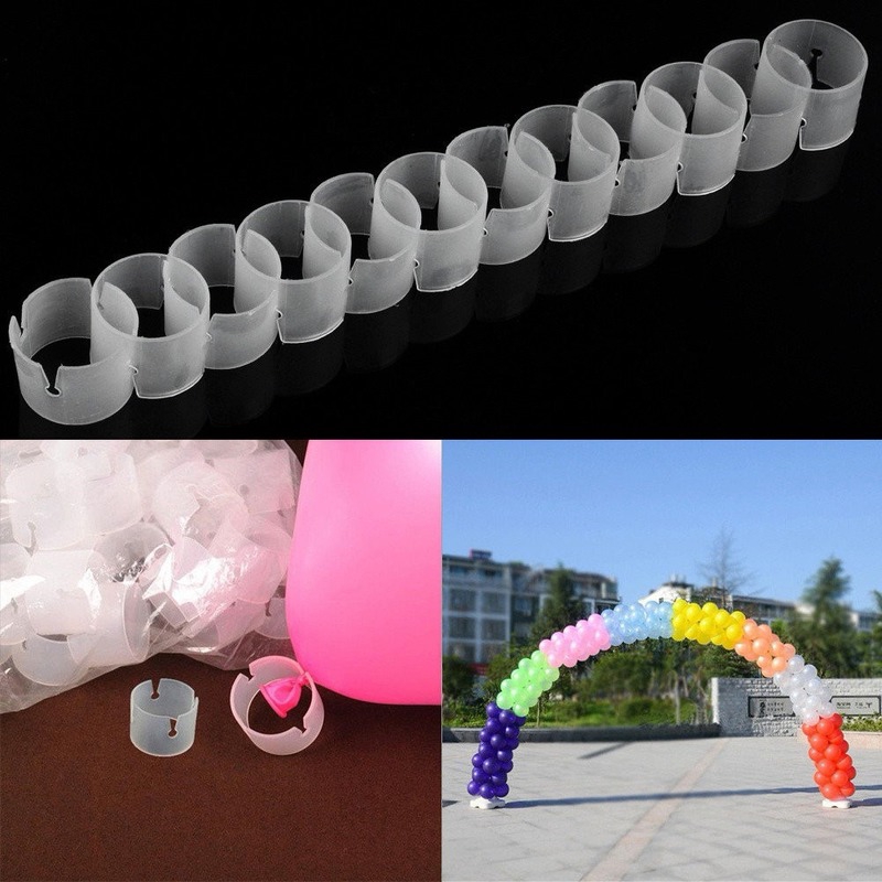 10 PCS Balloon Ring Clips for Balloon Arch and Balloons Column Stand