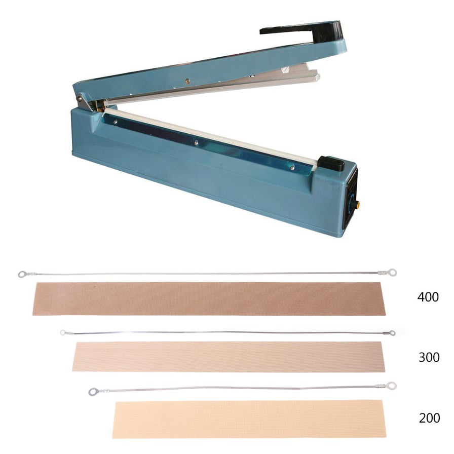 Impulse Heat Sealer Machine Heat Wire Element & Sealing Belts Tapes 200